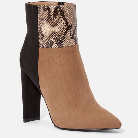 JustFab Shoes - JustFab NWT Saskia High-heeled Booties Sz 8.5